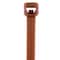 Panduit Cable Tie, 14-1/2 in L, 4 in Max Bundle Dia., Brown, Nylon 6/6, 50 lb Strength, 1000 PK PLT4S-M1 - alternate 1